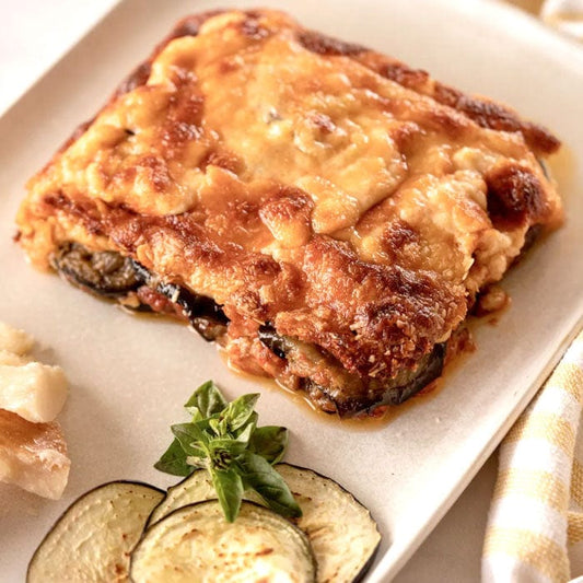 Berenjena parmiggiana vegetariana 1 porción Cayena Cuisine