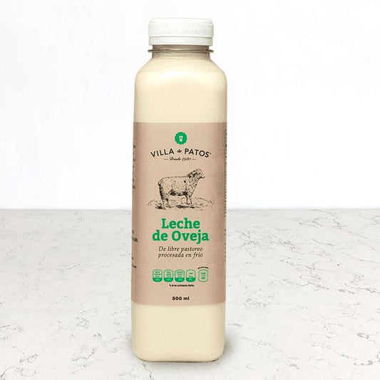 Leche de oveja de libre pastoreo 500ml Villa de Patos