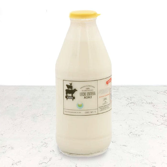 Leche entera fresca de vaca A2A2 1lt La Factoría