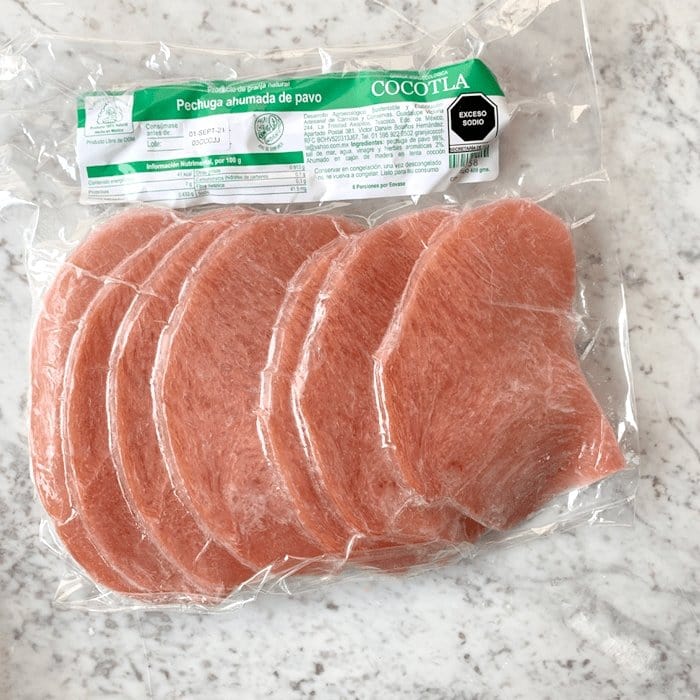 Pechuga de pavo ahumado 400g Granja Cocotla