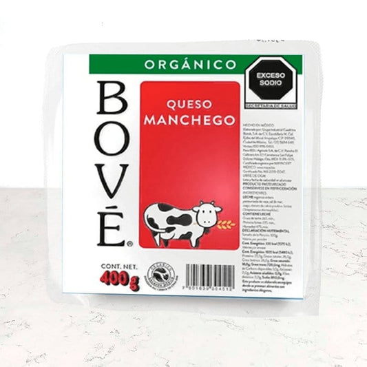 Queso manchego orgánico 400g Bové