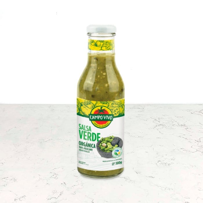 Salsa verde orgánica 380g Campo Vivo